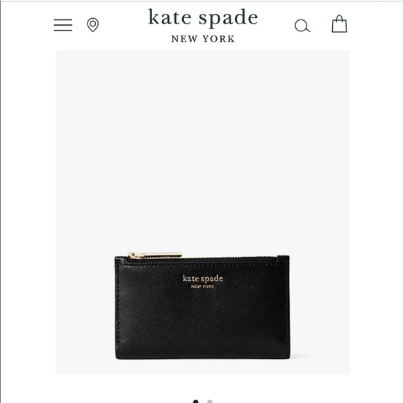 kate spade Handbags - NWOT Kate Spade Spencer Slim Black Wallet